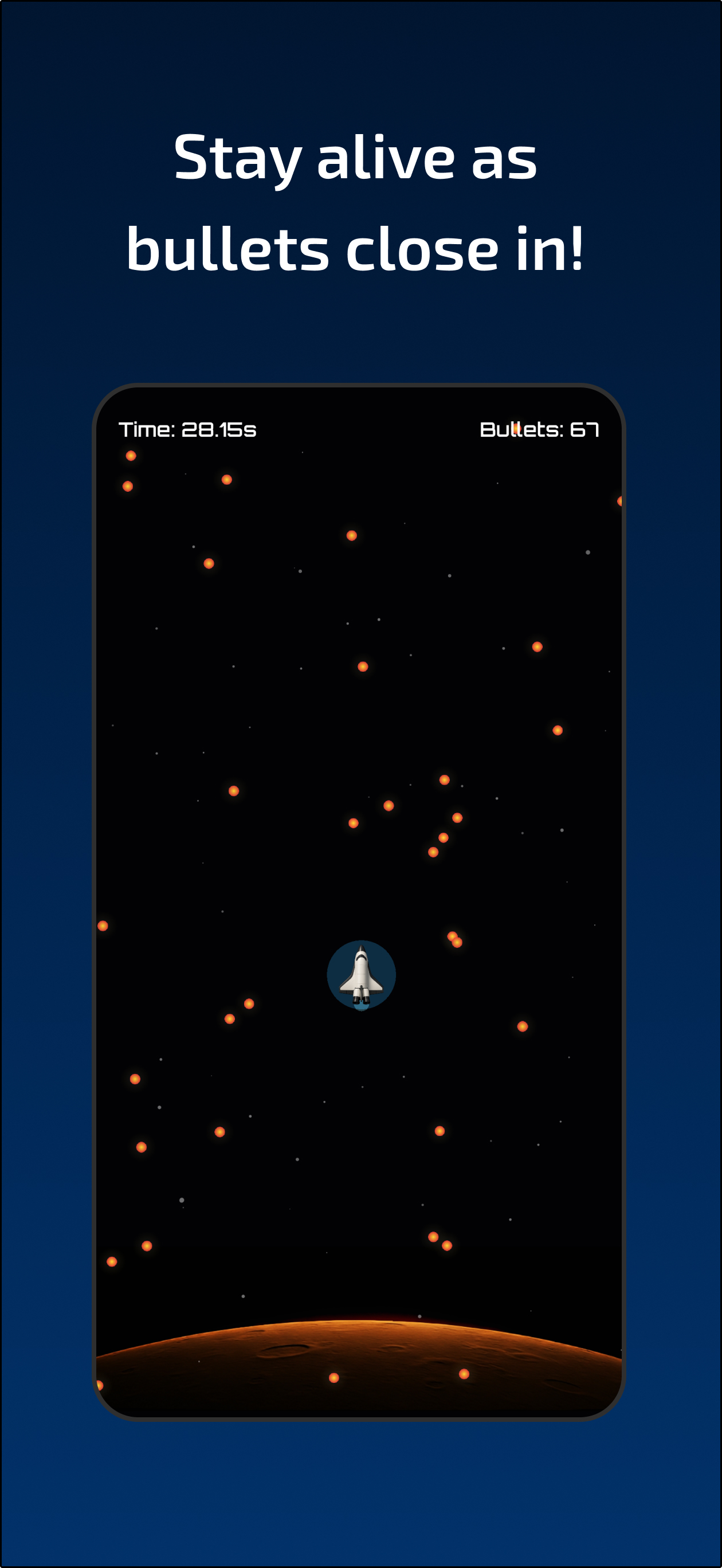 Space Dodge Gameplay Screenshot 1